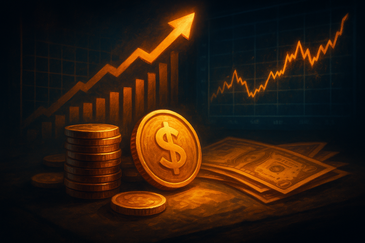 Cinematic Finance Illustration